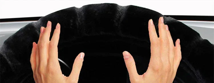 Velvet Warm Grip Steering Wheel Cover CJ Dropshipping Steering Wheel Cover
