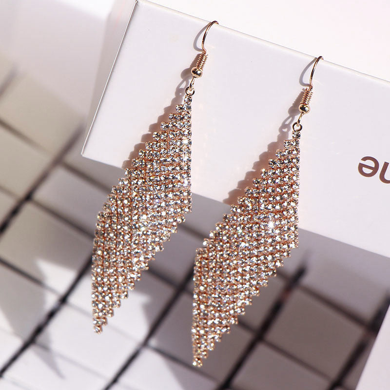 Personality Tassel and Stud Earrings