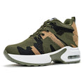 Women's Camo Breathable Mesh Sneakers Camouflage Green Bazaare Mart Women's Camo Breathable Mesh Sneakers