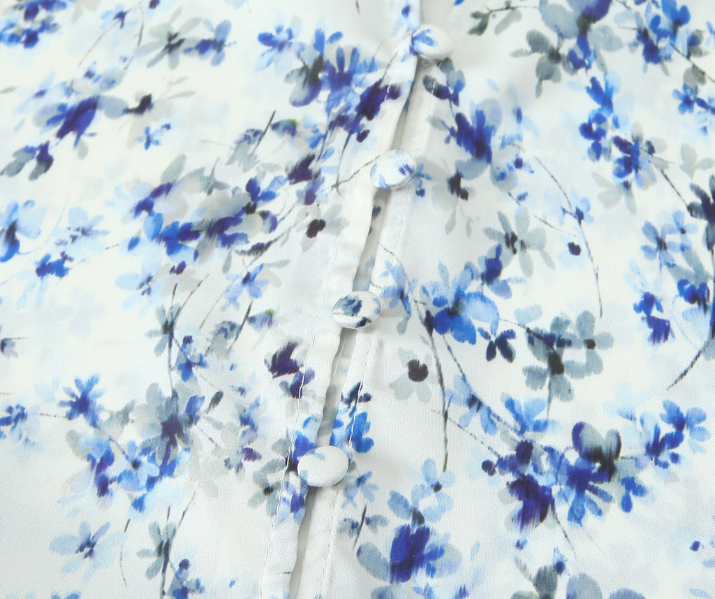 Light Blue Ditsy Blazer or High Waist Maxi Skirt CJ Dropshipping Light Blue Floral Maxi Skirt Suit