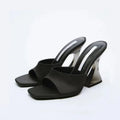 Open Toe High Heel Sandals Black Trendsi Open Toe High Heel Sandals