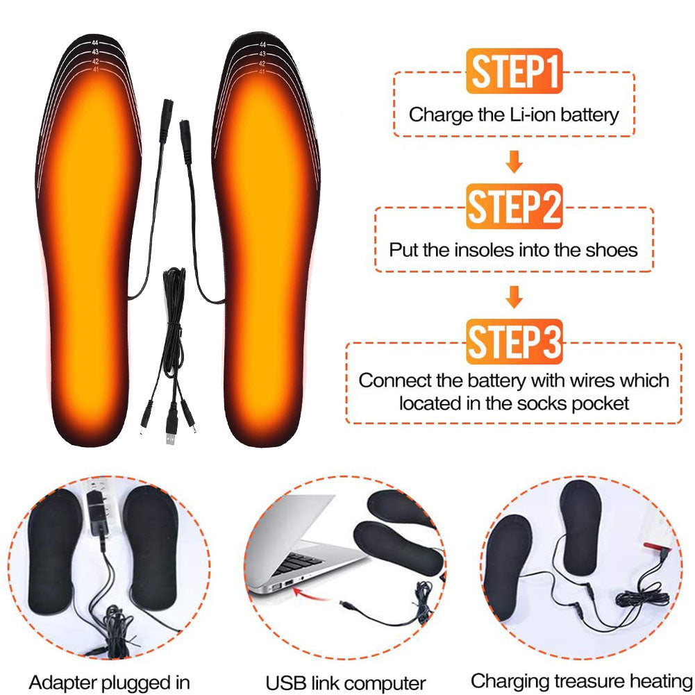 USB Heated Shoe Insoles