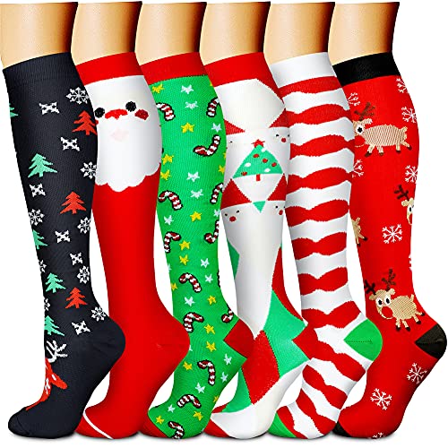 Knee High 6pk Compression Socks