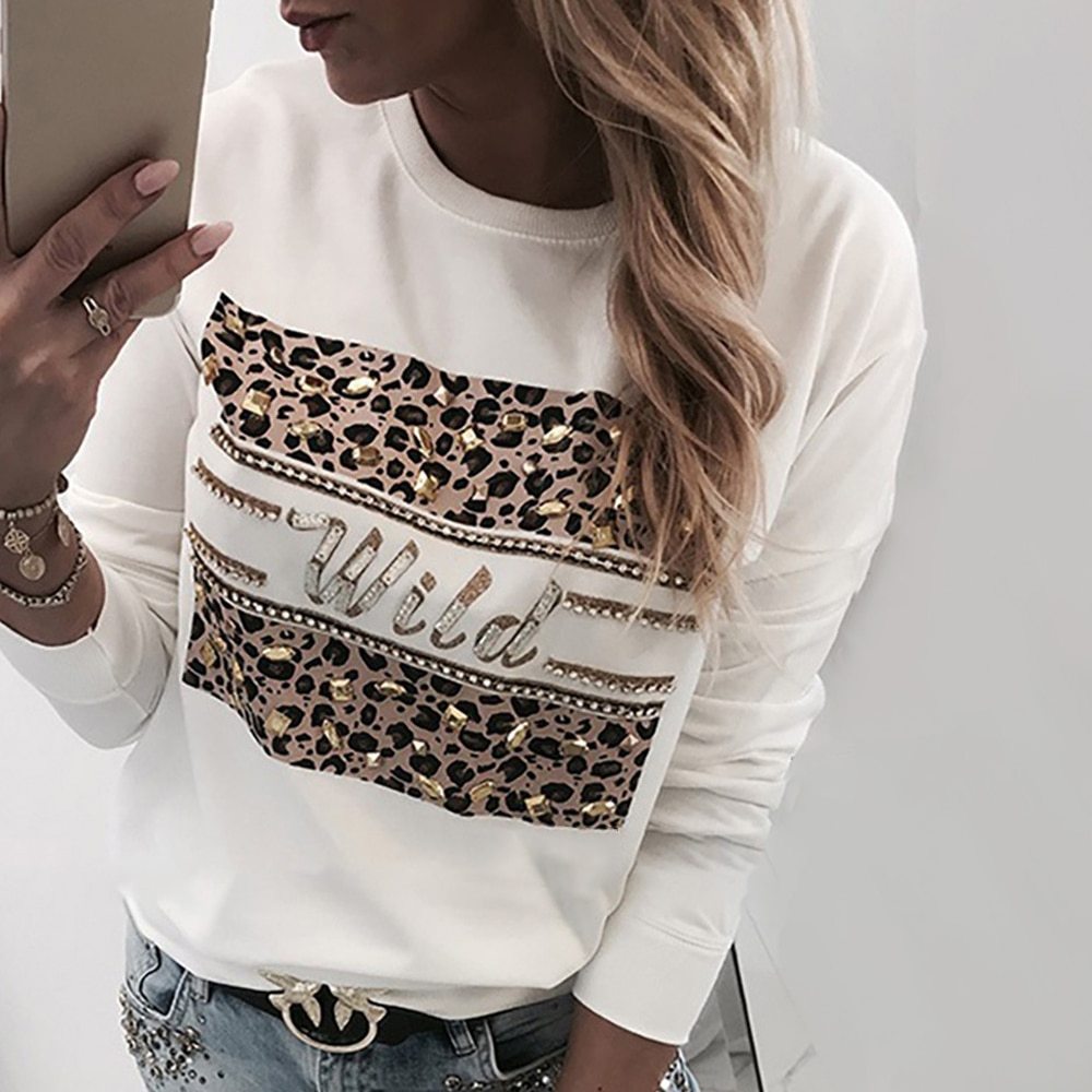 Wild Leopard Long Sleeve T-Shirt