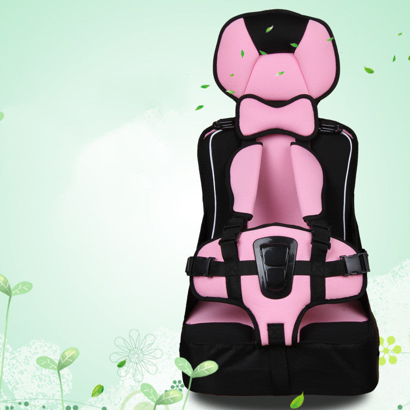 Pink and Black Car Safety Seat