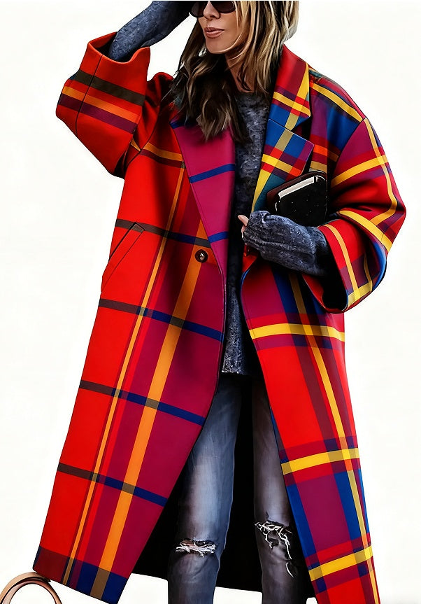 Plaid Light Weight Fall Coat