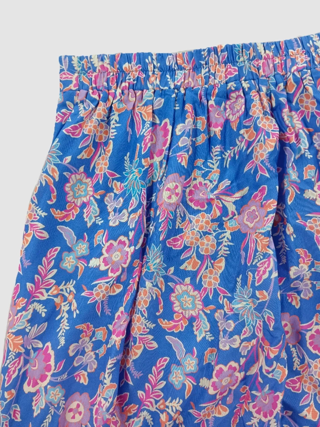 Smocked Off-Shoulder Printed Top and Skirt Set Bazarre Mart