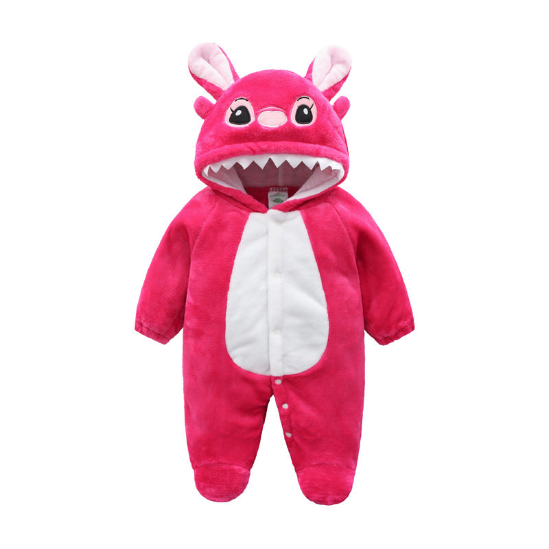 Baby One Piece Hooded Animal Suit