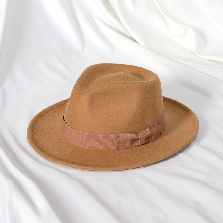 Camel Classic Felt Fedora Hat