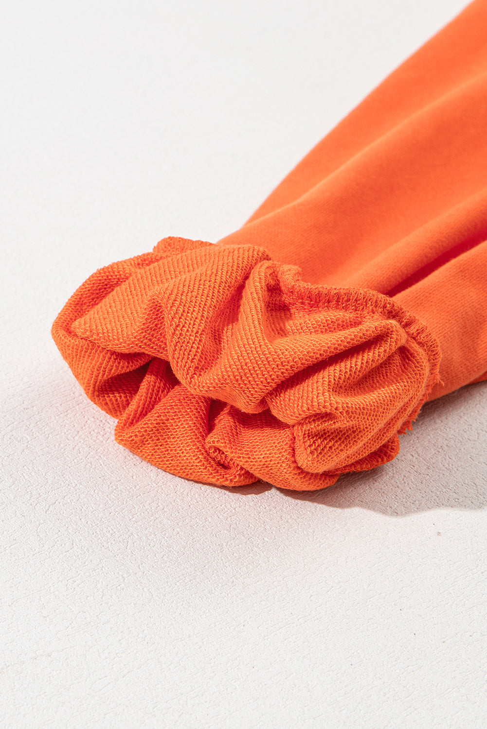 Orange Half Zip Oversized Hoodie