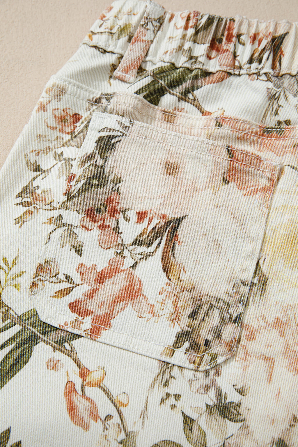 Vintage Floral Wide Leg Jeans – High Waist Retro Print Denim Pants Dear-Lover Dropshipping Bottoms/Jeans