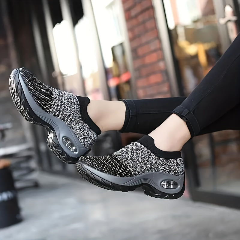 Women's Breathable Mesh Slip-On Sneakers