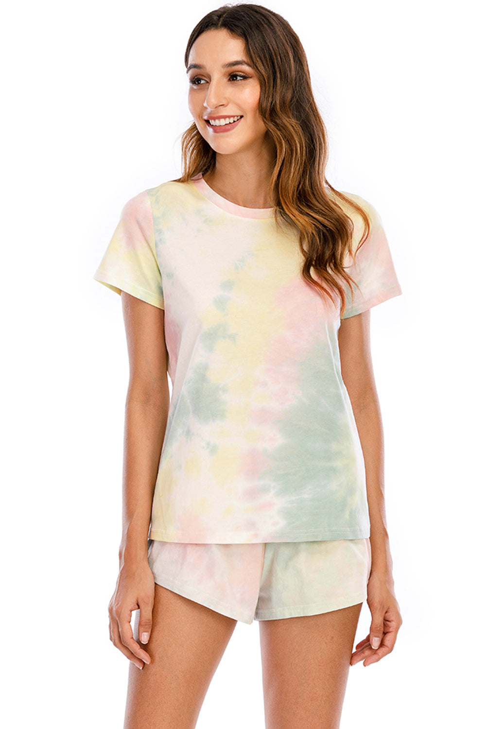 Tie-Dye Shorts Lounge Set