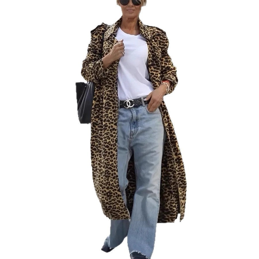 Leopard Duster Coat