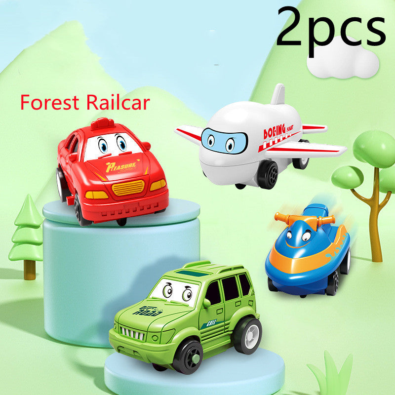 Electric Car Automatic Rail City Scene Play Mat