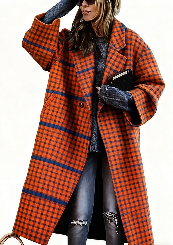 Plaid Light Weight Fall Coat