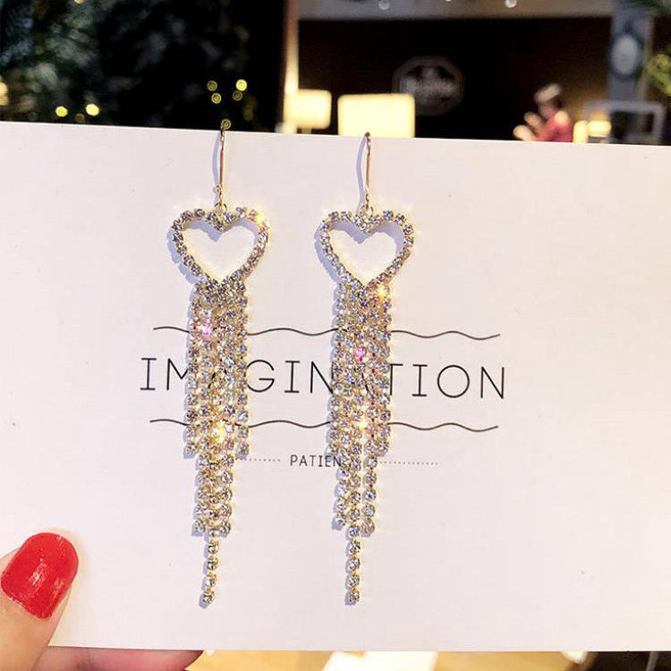 Personality Tassel and Stud Earrings