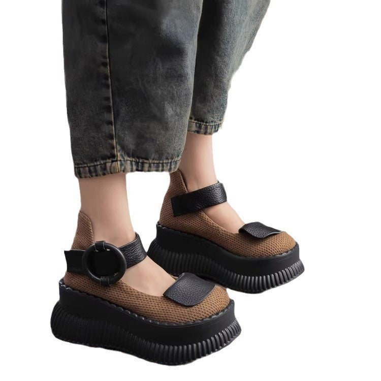 Modern Chunky Mary Janes