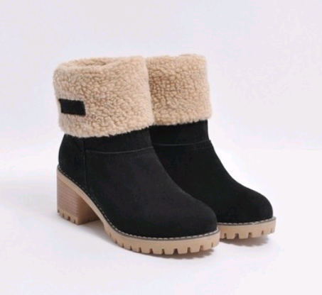 Suede Snow Boots