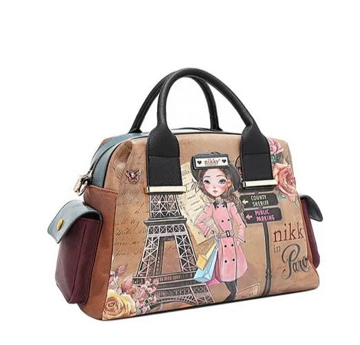 Nicole Lee USA Eco-Leather Boston Bag