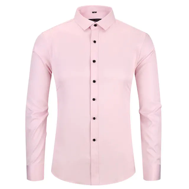 Anti-Wrinkle Men's Long Sleeve Shirt