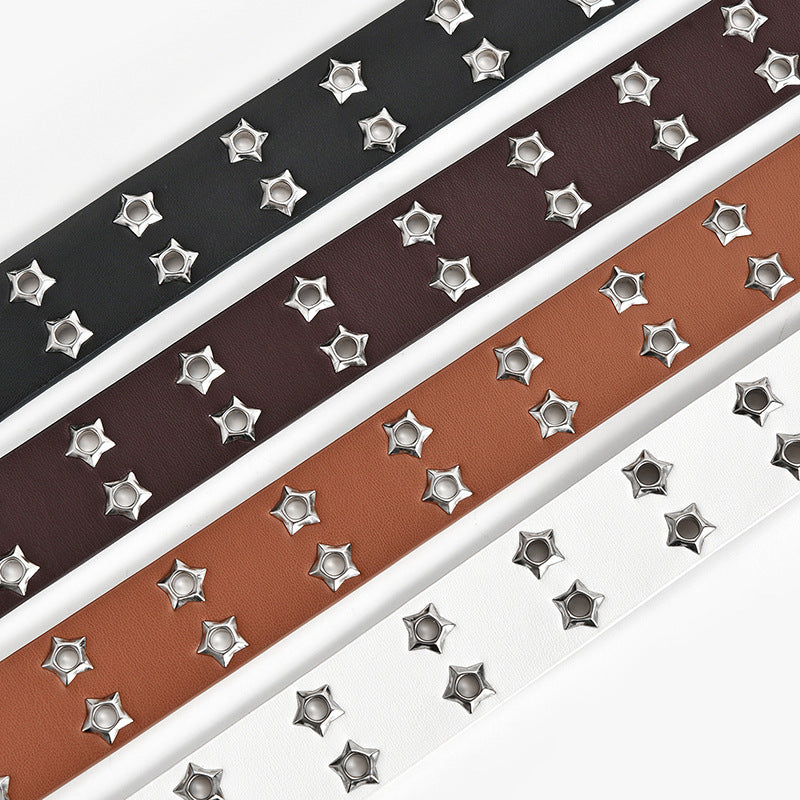 Women's Stars Decorative Double-row Belts