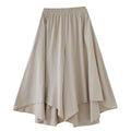 Women's Loose Extra Wide-leg Gauchos Apricot Bazarre Mart Gaucho Pants