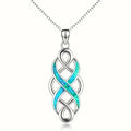 Irish Celtic Knot Pendant Necklace Blue Bazaare Mart Celtic Necklace
