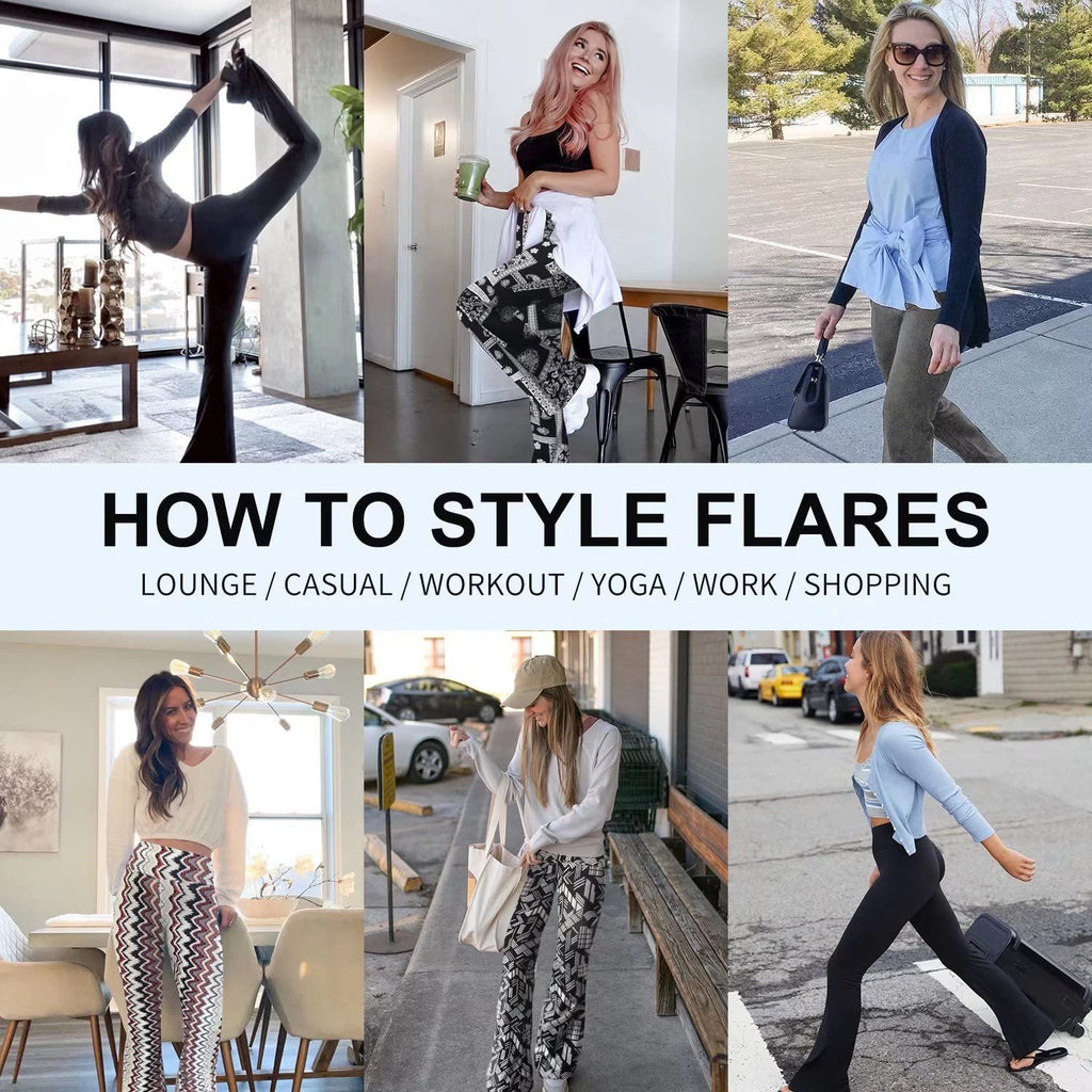 Colorful ZigZag Flair Yoga Pants