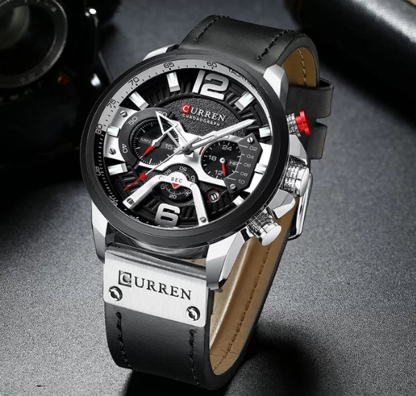 Leather Watch - Bazaare Mart