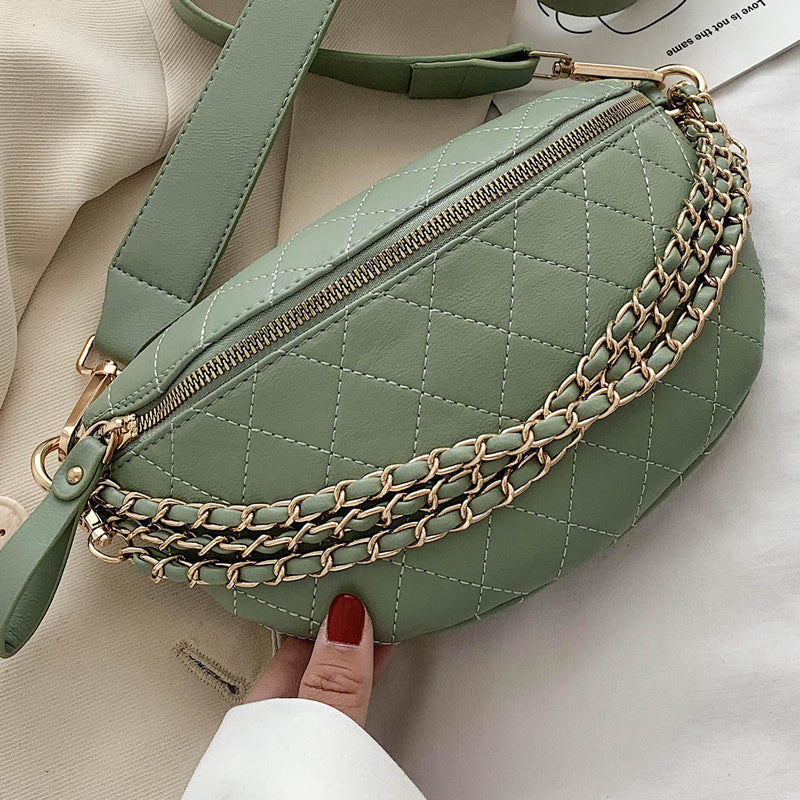 Women's Quilted Crossbody Bag