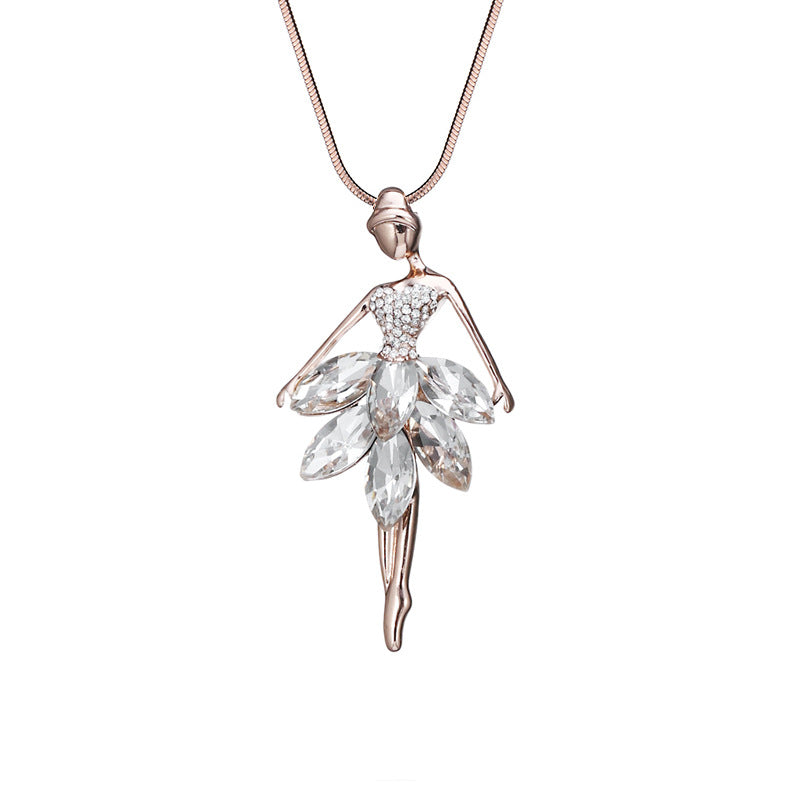 Crystal Ballerina Necklace