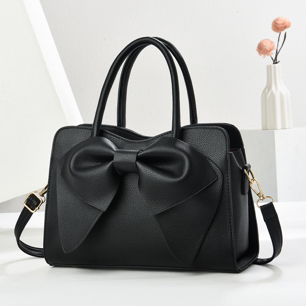 Cute Bow Shoulder Handbag – Women’s PU Leather Crossbody Purse CJ Dropshipping Bow Handbag