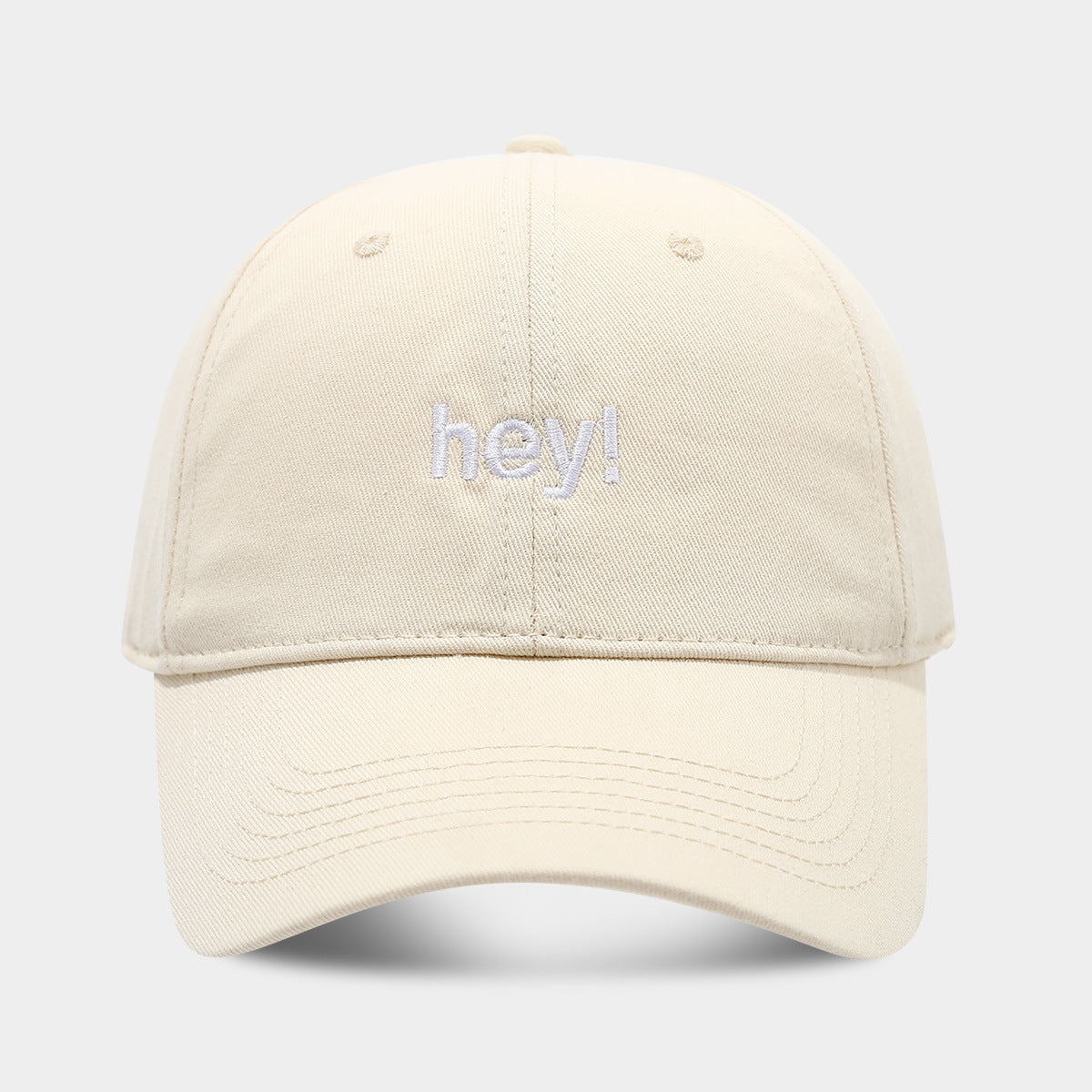 Hey Embroidered Baseball Cap