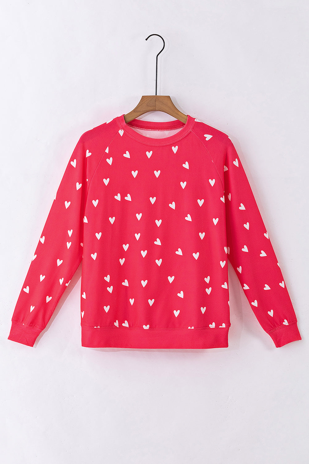 Red Heart Print PJ Set