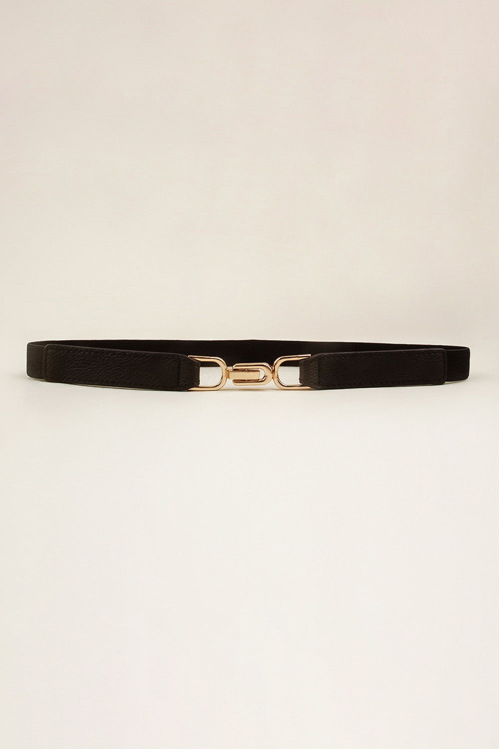 Gold Buckle Elastic Belt