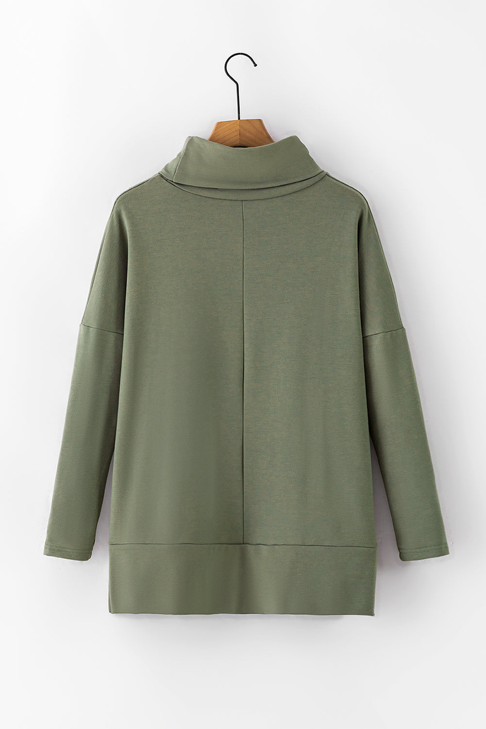 Sage Long Sleeve Cowl Neck Top