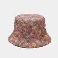 Women's Reversible Floral Bucket Hat Pink M56 To 58cm Bazaare Mart Floral Bucket Hat
