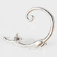 Cat Post with Ear Cuff Ear Wrap Silver Bazaare Mart Silver Cat Ear Wrap