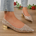 Sequin Flats Champagne Bazaare Mart Sequin Flats