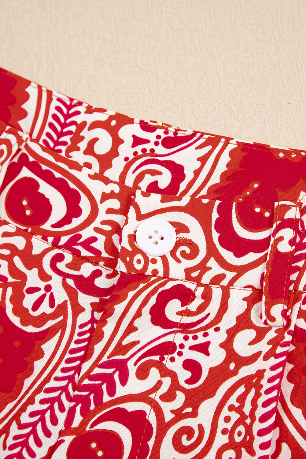 Red Paisley Pants
