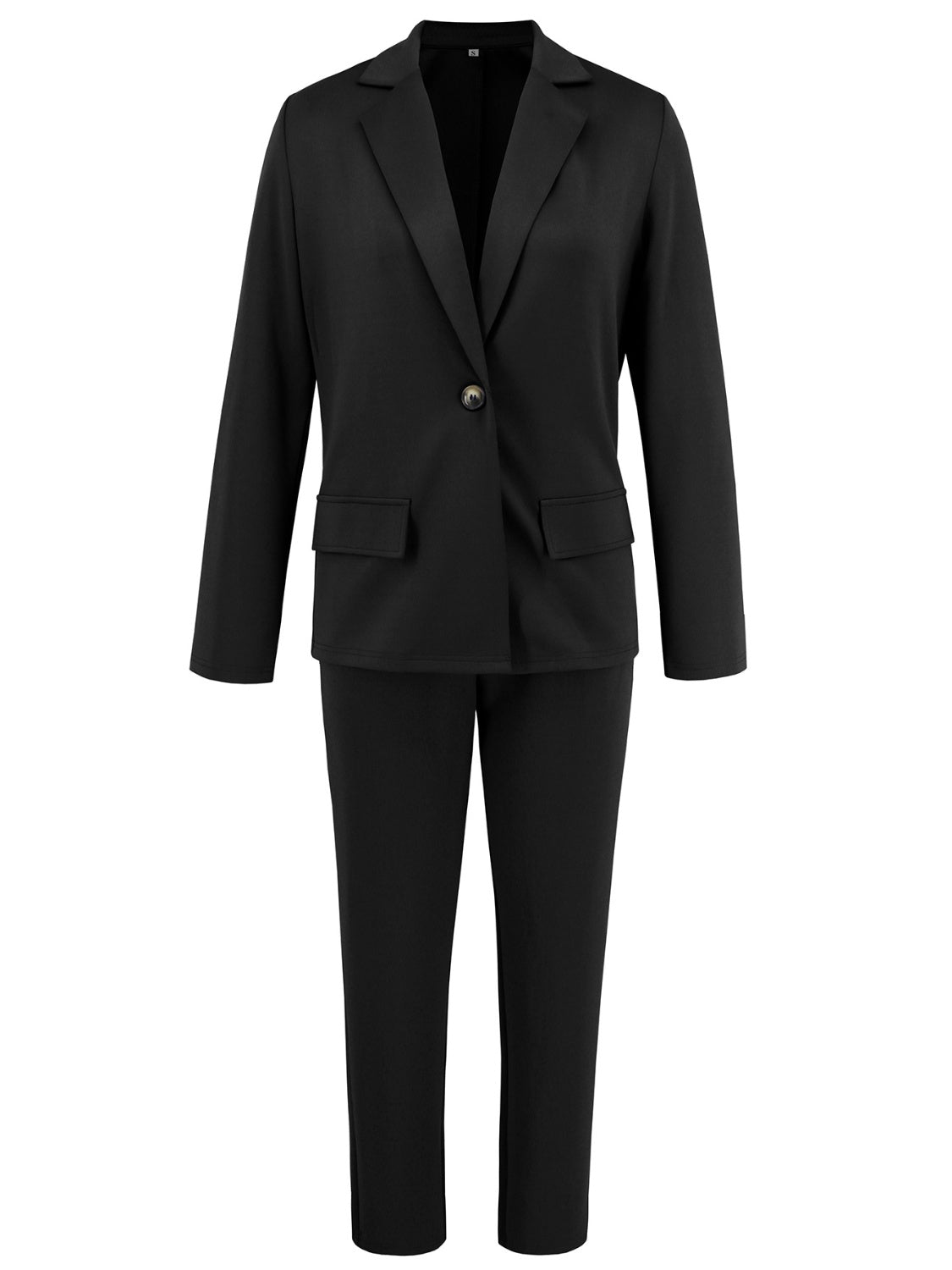 Pants Suit with Contrast Top