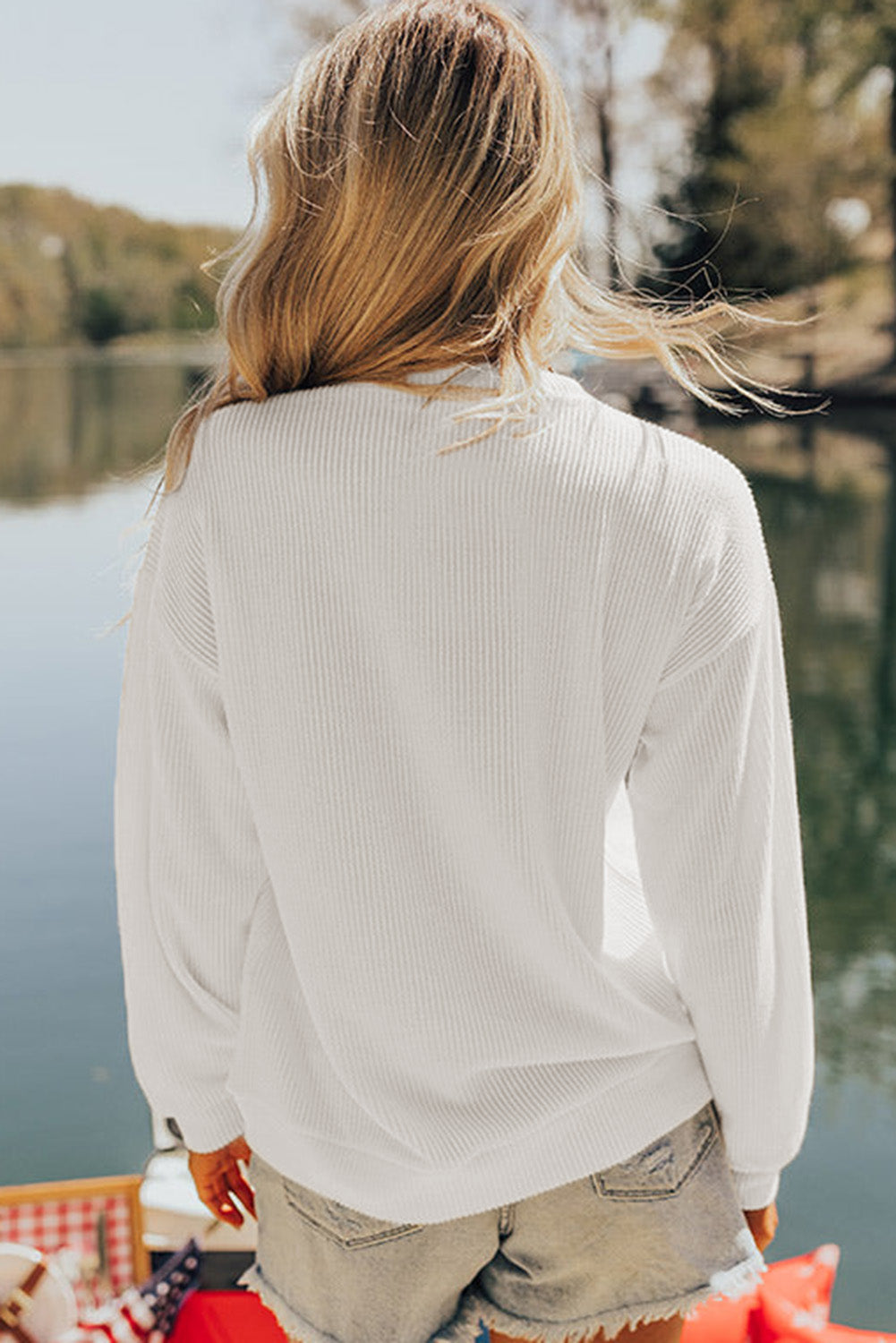 White USA Sweatshirt