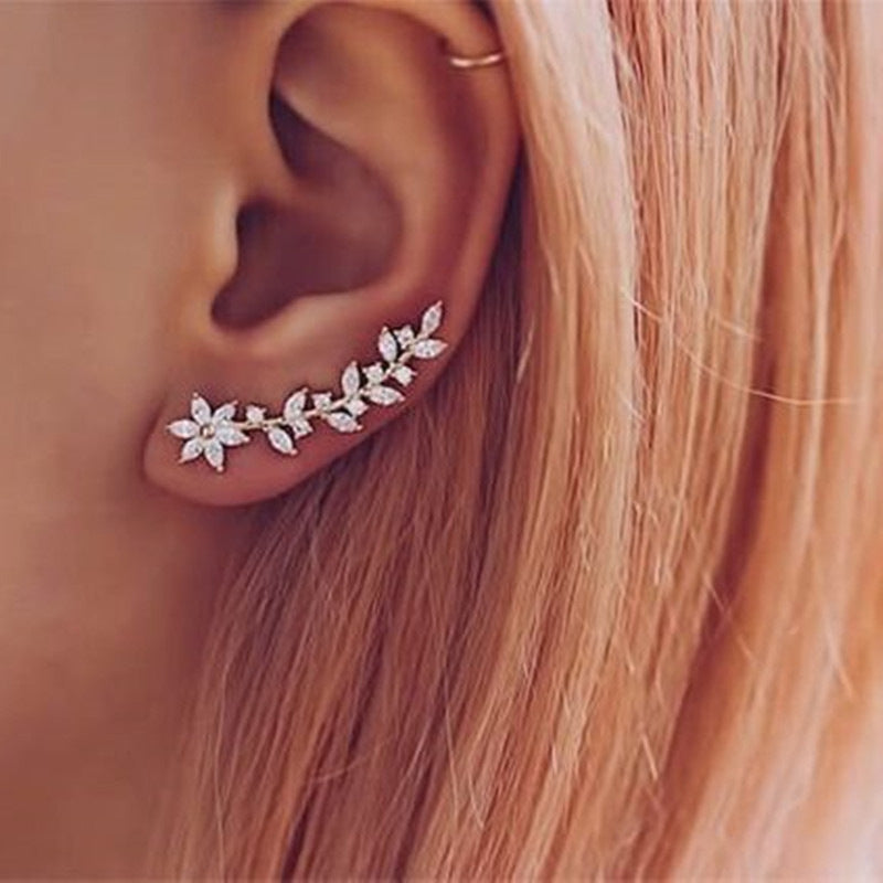 Internet Celebrity Rhinestone Earrings