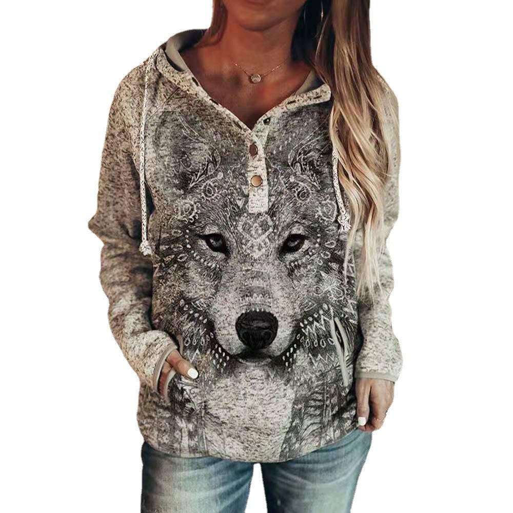 Grey Wolf Hoodie