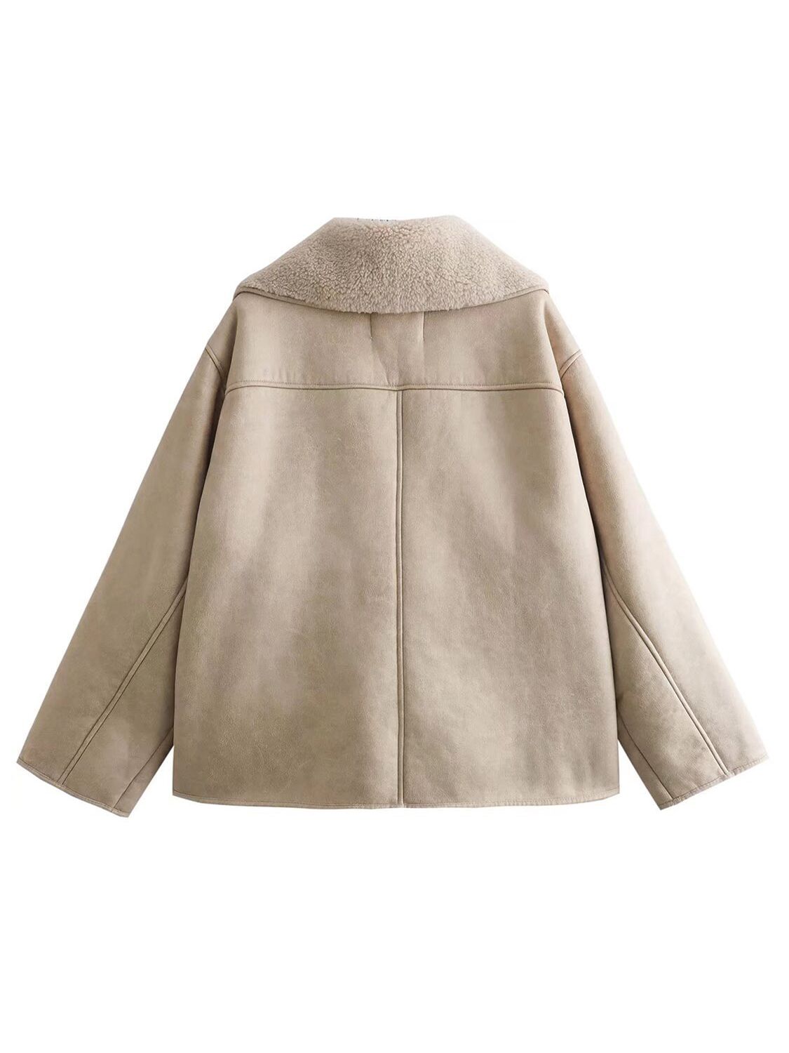Fleece Collared & Lined Jacket