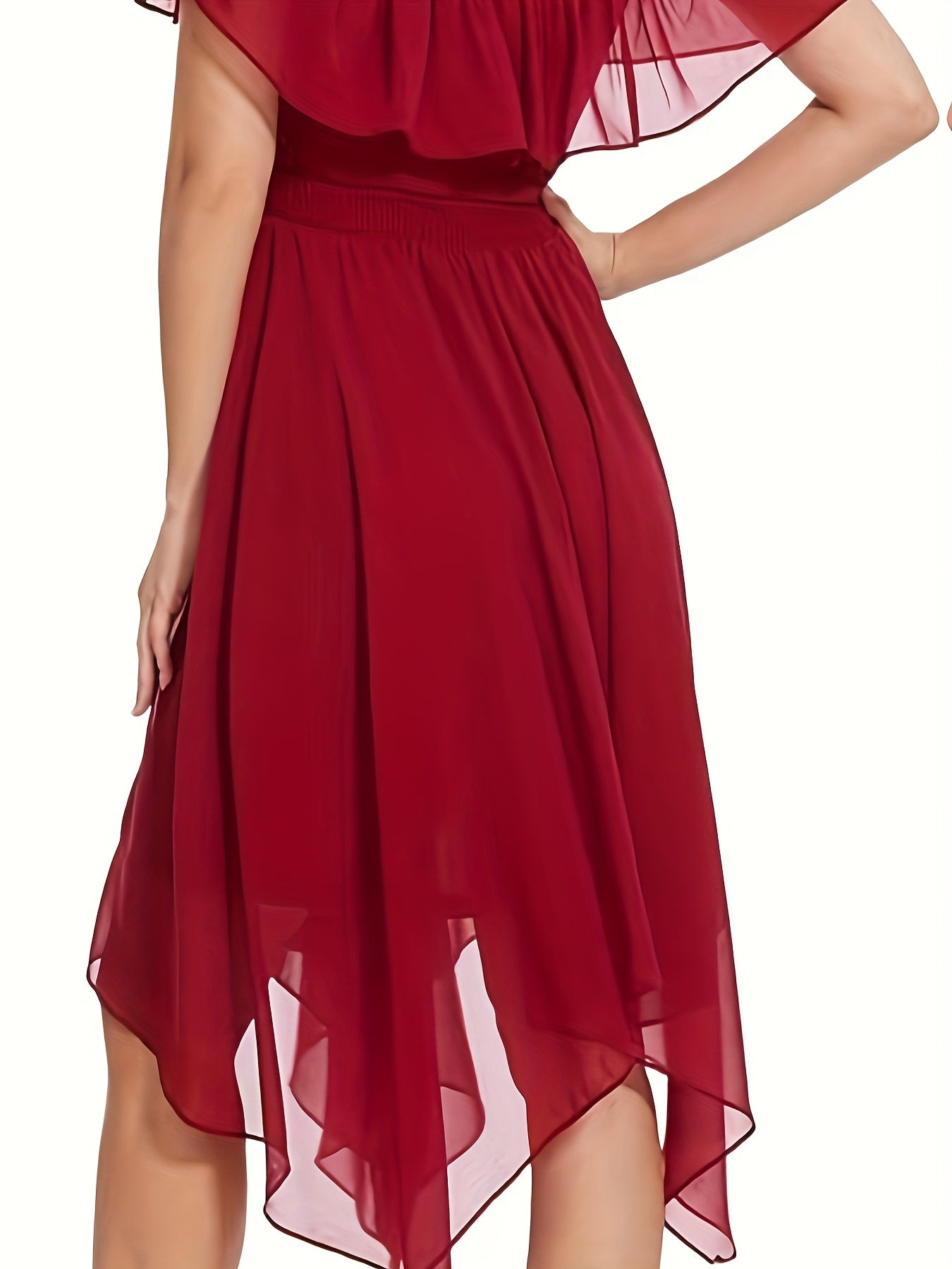 Flowy Off-the-Shoulder Bridesmaid Dress