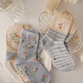 Women's Spring Socks - 3 pair Blue One size 3pairs CJ Dropshipping Socks