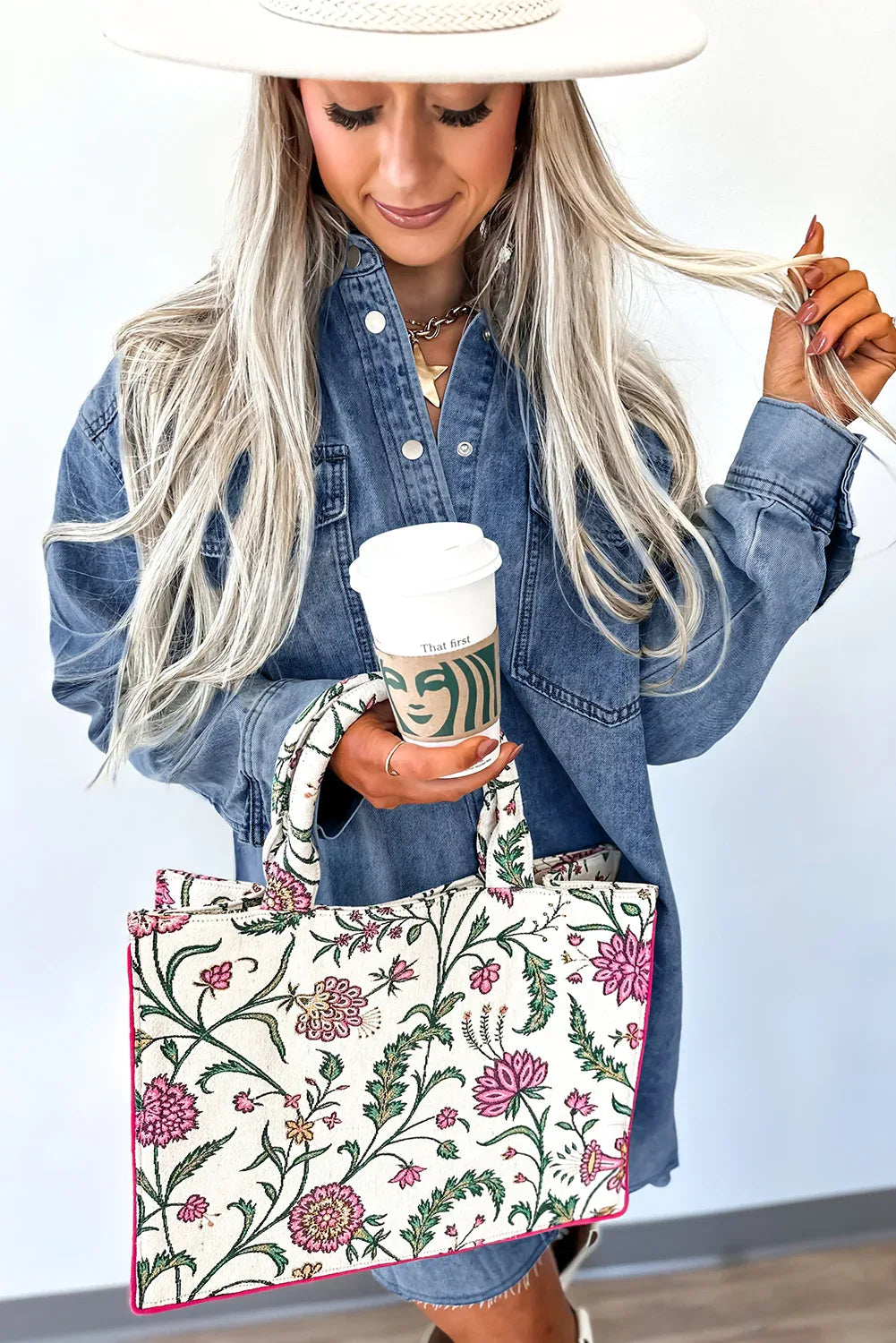 Blue Beau Chest Pocket Raw Hem Denim Loose Shirt Dress Bazaare Mart Denim Dress