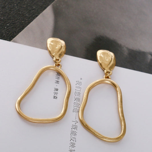 Abstract Drop Geo Earrings